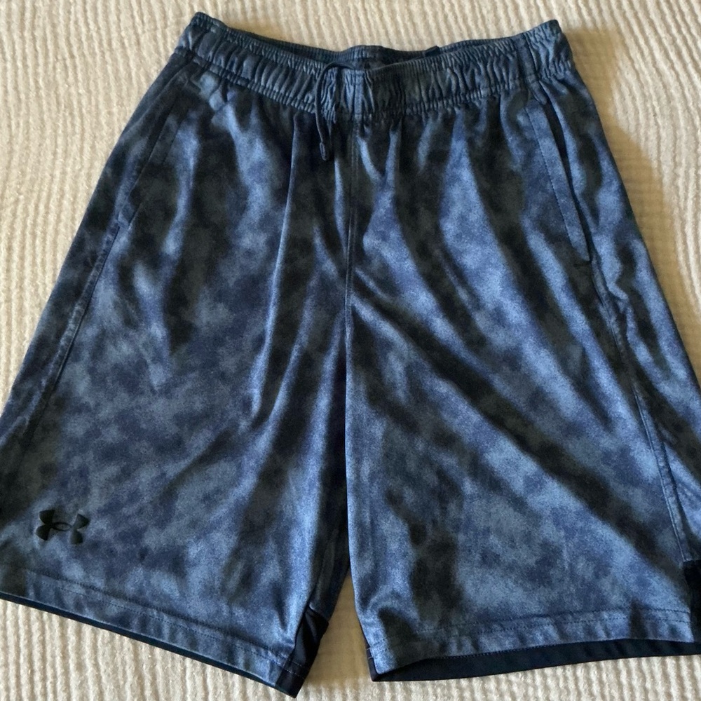 Under Armour boys Blue Athletic Shorts